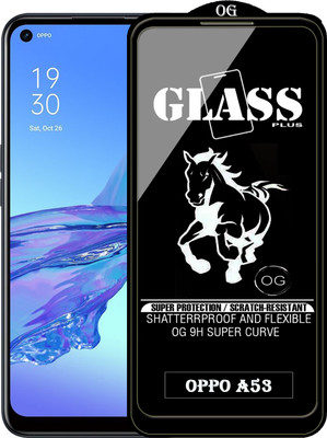 Rofix star Edge To Edge Tempered Glass for OPPO A53(Pack of 1)