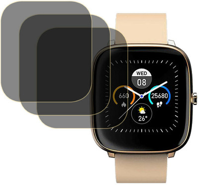 hirdesh Edge To Edge Tempered Glass for Noise ColorFit Qube(Pack of 3)