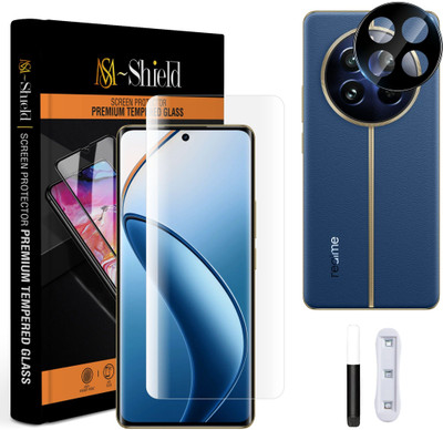 MS-Shield Edge To Edge Tempered Glass for Realme 12 Pro 5G, With Camera Lens Protector(Pack of 1)