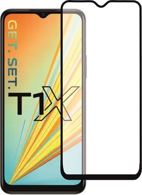 M A ZONE Edge To Edge Tempered Glass for VIVO T1 X 4G(Pack of 1)