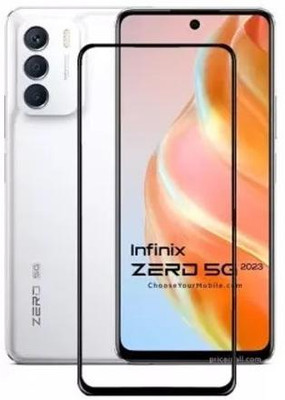 welldesign Edge To Edge Tempered Glass for Infinix Zero 5G TURBO, Infinix Zero 5G 2023 TURBO, Infinix Zero 5G 2023(Pack of 1)