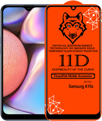 DeepzHub Edge To Edge Tempered Glass for Samsung A10s(Pack of 1)