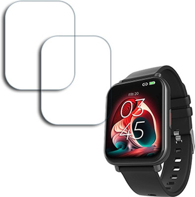 SOMTONE Edge To Edge Tempered Glass for beatXP Unbound NEO 1.8 inch SCREEN GUARD(Pack of 2)