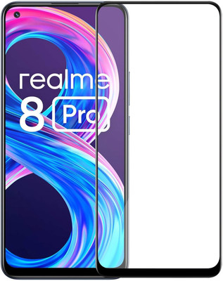 EITANSHA CREATION Edge To Edge Tempered Glass for Realme 8 Pro(Pack of 1)