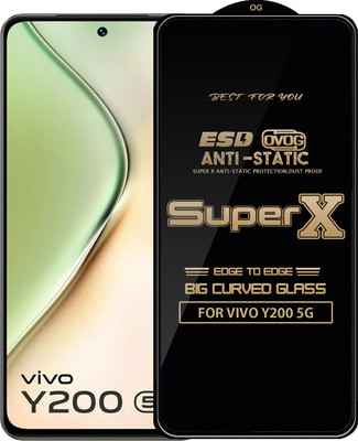 Qyist Edge To Edge Tempered Glass for VIVO Y200 5G(Pack of 1)
