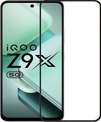 Mobtech Edge To Edge Tempered Glass for iQOO Z9x 5G, iQOO Z9x, Z9x 5G, Vivo T3x 5G, Realme Narzo 70x 5G(Pack of 1)