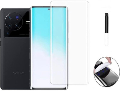 arshk Edge To Edge Tempered Glass for VIVO X80 PRO 5G(Pack of 1)
