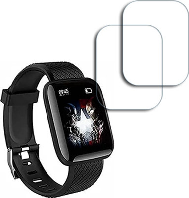 ARBAN Edge To Edge Tempered Glass for D116 Plus Bluetooth Fitness Smart Watch Activity Tracker 2mm SCREEN GUARD(Pack of 2)