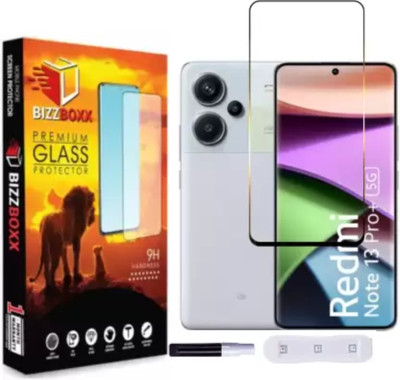 BizzBoxx Edge To Edge Tempered Glass for REDMI Note 13 Pro+ 5G, Note 13 Pro+ 5G, Redmi Note 14 Pro Plus, Redmi Note 14 Pro (6.67 inch), UV Tempered Glass, Easy Installation Kit(Pack of 1)