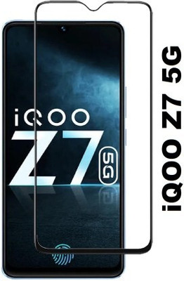 GadgetM Edge To Edge Tempered Glass for iQoo Z7 5G(Pack of 1)