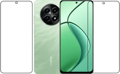 Tuch Edge To Edge Tempered Glass for REALME 12X Impossible Screen Gaurd REALME 12X 5G(Pack of 2)