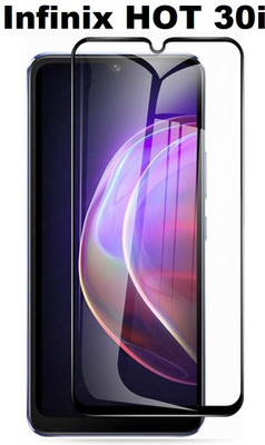 GDBUY Edge To Edge Tempered Glass for Infinix HOT 30i, HOT 30i(Pack of 1)