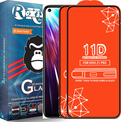 Roxel Edge To Edge Tempered Glass for Vivo Z1 Pro(Pack of 2)