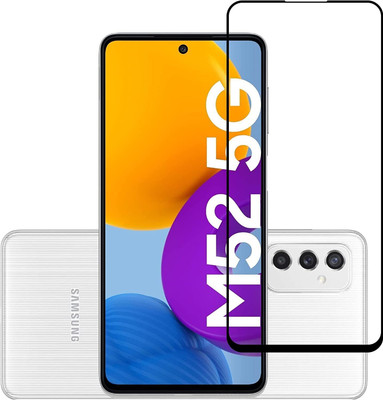 1DOLLAR Edge To Edge Tempered Glass for SAMSUNG Galaxy M52 5G(Pack of 1)