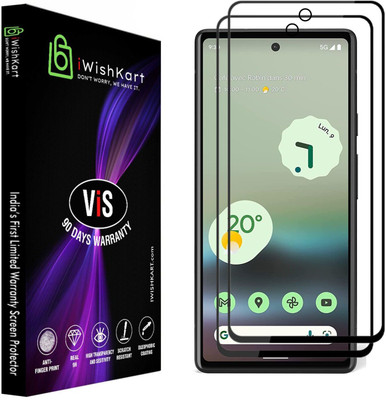 iWishKart Edge To Edge Tempered Glass for Google Pixel 6a, Google Pixel 6a 5G(Pack of 2)