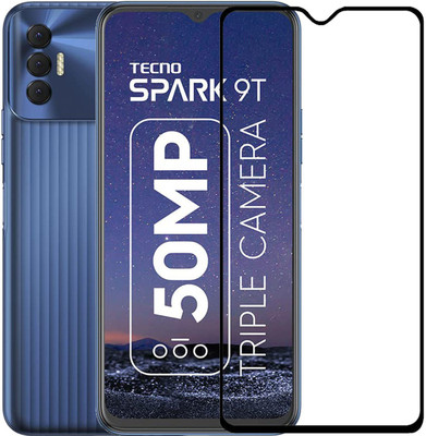NSTAR Edge To Edge Tempered Glass for Tecno Spark 9T(Pack of 1)