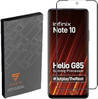 GORILLA FIVE Edge To Edge Tempered Glass for INFINIX NOTE 10, INFINIX NOTE 10 PRO(Pack of 1)