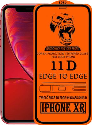 TWIGLO Edge To Edge Tempered Glass for Apple iPhone XR(Pack of 1)