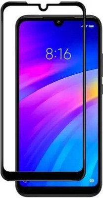 VISHRN Edge To Edge Tempered Glass for Mi Redmi 7(Pack of 1)