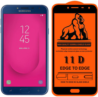 9H Edge To Edge Tempered Glass for Samsung Galaxy J4 (2018)-11D(Pack of 1)
