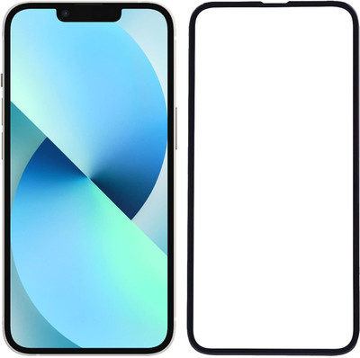 O2MG Edge To Edge Tempered Glass for APPLE iPhone 13 Mini(Pack of 1)