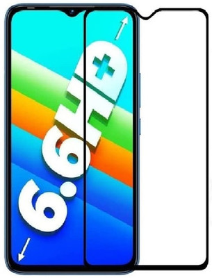 ChutPutMart Edge To Edge Tempered Glass for Screen Protector Full HD infinix Smart 6 Hd(Pack of 1)