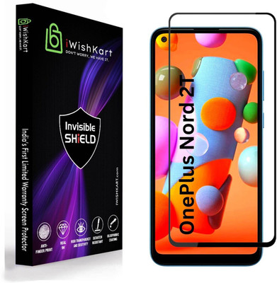 iWishKart Edge To Edge Tempered Glass for OnePlus Nord 2T 5G, 1+ Nord2t Gorilla Glass(Pack of 1)