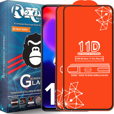 Roxel Edge To Edge Tempered Glass for Redmi Note 11 Pro Plus 5G(Pack of 2)