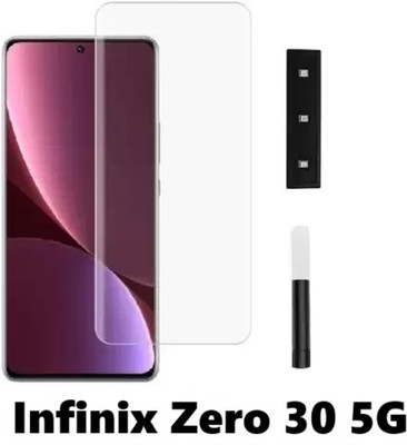 LIKEDESIGN Edge To Edge Tempered Glass for Infinix Zero 30 5G(Pack of 1)