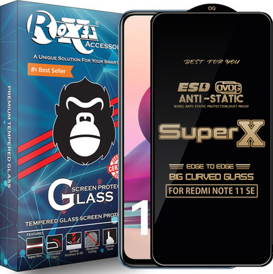 Roxel Edge To Edge Tempered Glass for REDMI NOTE 11 SE(Pack of 1)