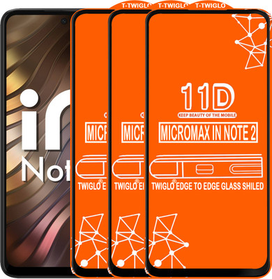 Flipkart SmartBuy Edge To Edge Tempered Glass for MICROMAX IN NOTE 2(Pack of 3)