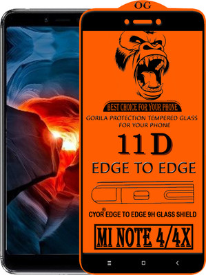 CYOR Edge To Edge Tempered Glass for Mi Redmi Note 4X(Pack of 1)