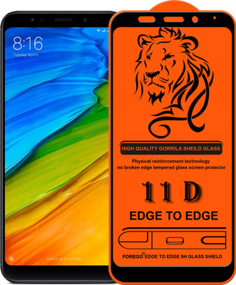 Forego Edge To Edge Tempered Glass for Mi Redmi Note 5(Pack of 1)