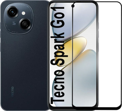 Knotyy Edge To Edge Tempered Glass for Tecno Spark Go 1, Tecno Spark Go One(Pack of 1)