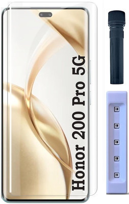 4 YARDS Edge To Edge Tempered Glass for Honor 200 Pro 5G (UV)(Pack of 1)