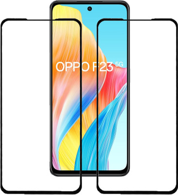 KMPERED Edge To Edge Tempered Glass for Oppo F23, Oppo F23 5G(Pack of 2)
