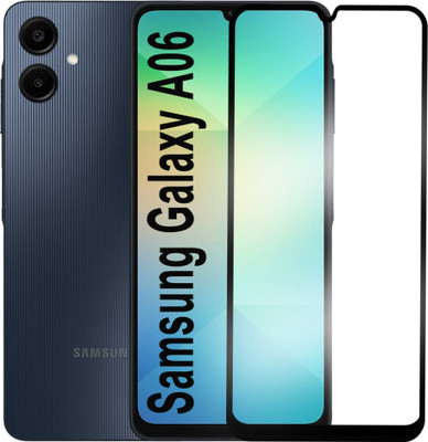 Knotyy Edge To Edge Tempered Glass for Samsung Galaxy A06(Pack of 1)