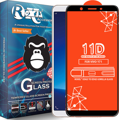 Roxel Edge To Edge Tempered Glass for VIVO Y71(Pack of 1)