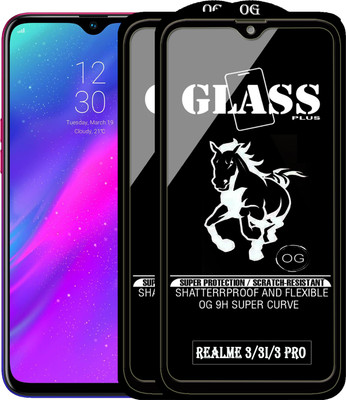 Rofix star Edge To Edge Tempered Glass for REALME 3 PRO(Pack of 2)