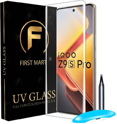 FIRST MART Edge To Edge Tempered Glass for IQOO Z9s Pro 5G, IQOO Z9s 5G, IQOO Z9s Pro, IQOO Z9s, IQOO Z9sPro(Pack of 1)