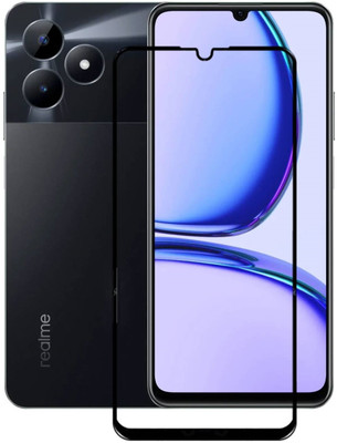 AB PRIME Edge To Edge Tempered Glass for Realme C51, realme C51(Pack of 1)