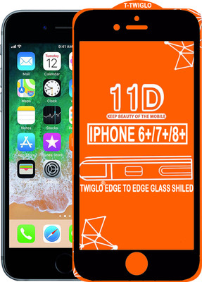 TWIGLO Edge To Edge Tempered Glass for Apple iPhone 8 Plus(Pack of 1)