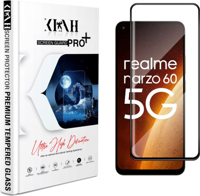 KLAH Edge To Edge Tempered Glass for Realme Narzo 60 5G(Pack of 1)