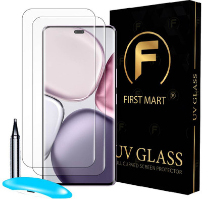 FIRST MART Edge To Edge Tempered Glass for Honor X9C 5G, Honor X9C, Advanced HD+ UV Guard(Pack of 2)