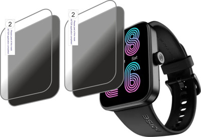 JSGROWITTECH Edge To Edge Tempered Glass for Noise Colorfit Loop Advanced BT Calling Smart Watch(Pack of 2)