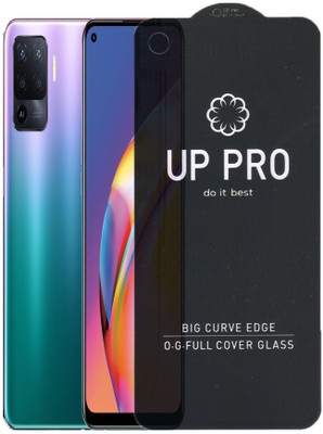 S-Softline Edge To Edge Tempered Glass for Oppo A94 4G, Edge to Edge, HD & Built-In 9H Hardness Screen(Pack of 1)