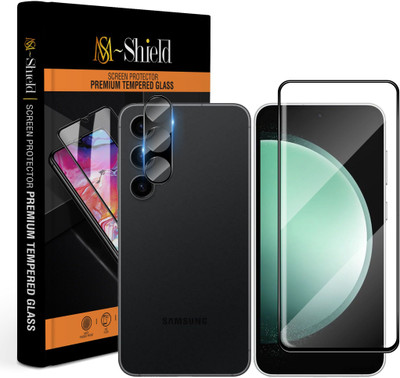 MS-Shield Edge To Edge Tempered Glass for Samsung Galaxy S23 FE 5G, With Camera Lens Protector(Pack of 1)