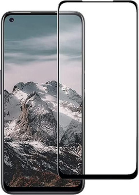 Viveks Edge To Edge Tempered Glass for Oppo Reno 6 Lite(Pack of 1)