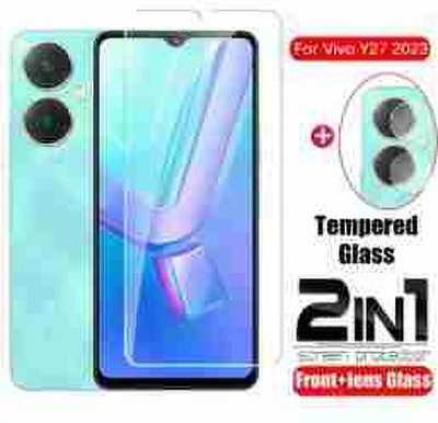 Olonga Edge To Edge Tempered Glass for VIVO Y27(Pack of 1)