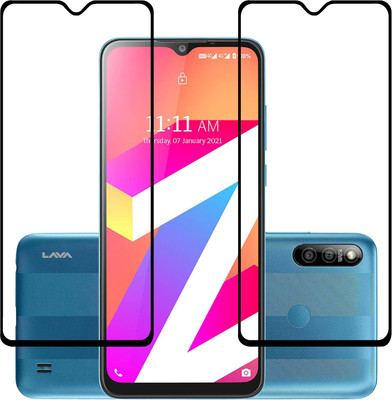 MobileBukket Edge To Edge Tempered Glass for Lava Z3 Pro(Pack of 2)